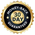 30-day money-back guarantee seal